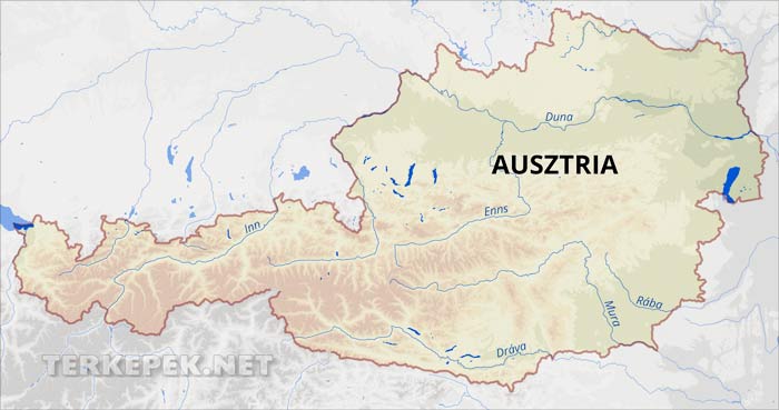 ausztria szomszédos országai térkép remix